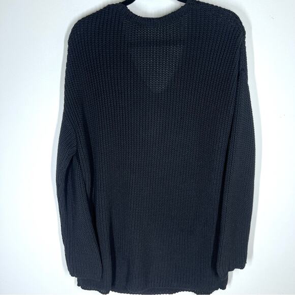 Jenni Kayne Charcoal V-Neck Sweater - Picture 6 of 11